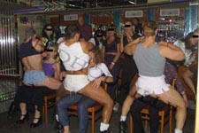 Enterrement de vie de jeune fille avec les Chippendales, le Crystal, St Raphäel, numérique; Photo B.DHOUAILLY