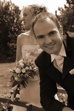 Mélanie et Olivier; Photo B.DHOUAILLY