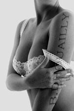 Natacha en Aubade, Paris; Photo numérique B.DHOUAILLY