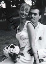 Virginie&Jérôme, photo scannée; Photo B.DHOUAILLY